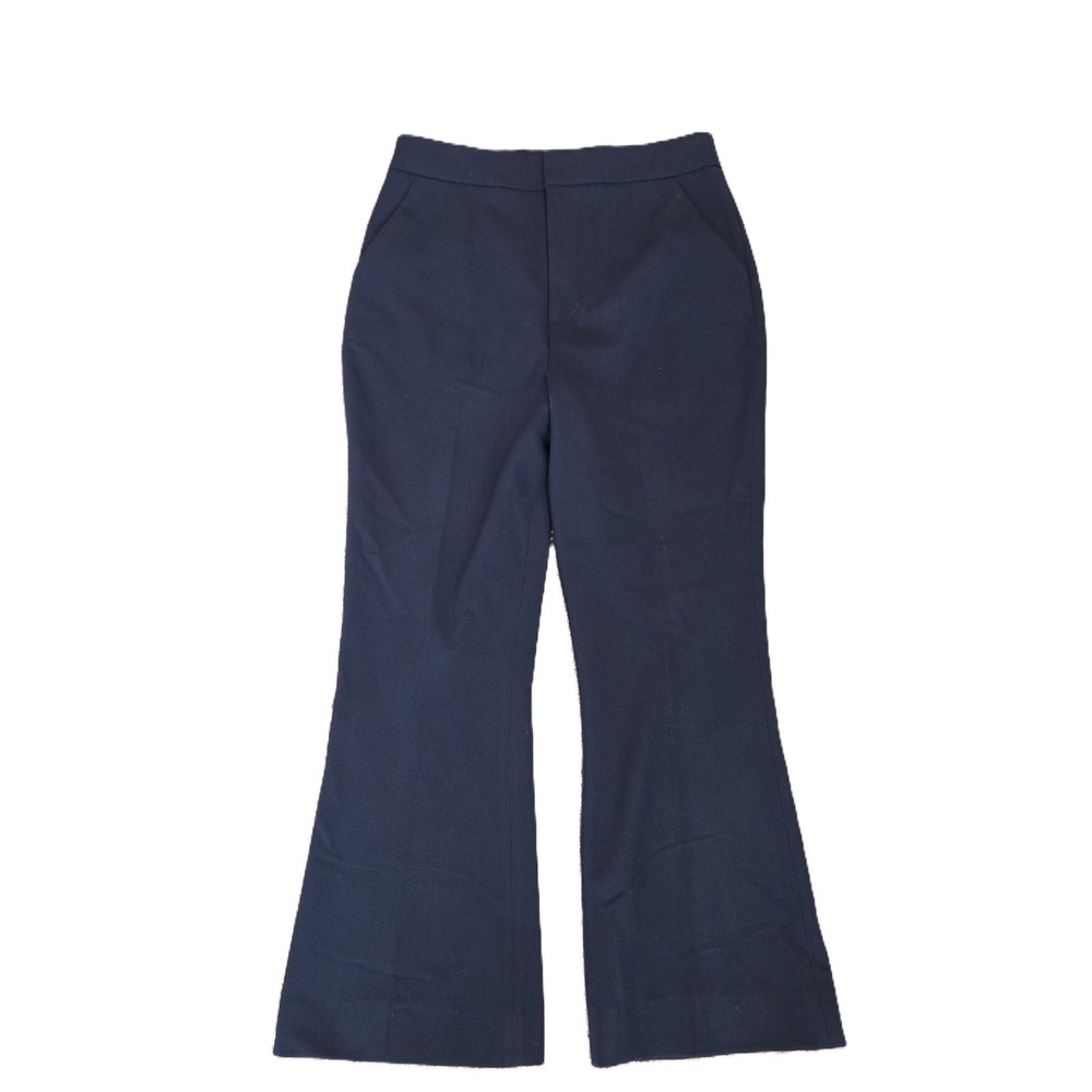 Favorite Daughter Navy Flared Trousers